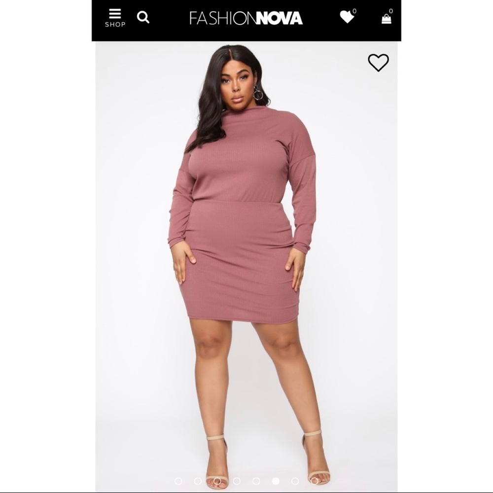 Fashionnova Ribbed Mini Dress